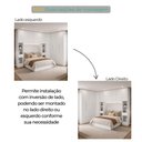Ver imagem 3 de Guarda Roupa Modulado Safira 11 Portas 8 Gavetas MDF Neve