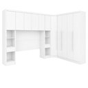 Ver imagem 5 de Guarda Roupa Modulado Safira 11 Portas 8 Gavetas MDF Neve