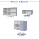 Ver imagem 6 de Cozinha Planejada 3 Peças sem Tampo Marselha CabeCasa MadeiraOriginals Azul/Sereno