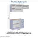 Ver imagem 4 de Cozinha Planejada 3 Peças sem Tampo Marselha CabeCasa MadeiraOriginals Azul/Sereno