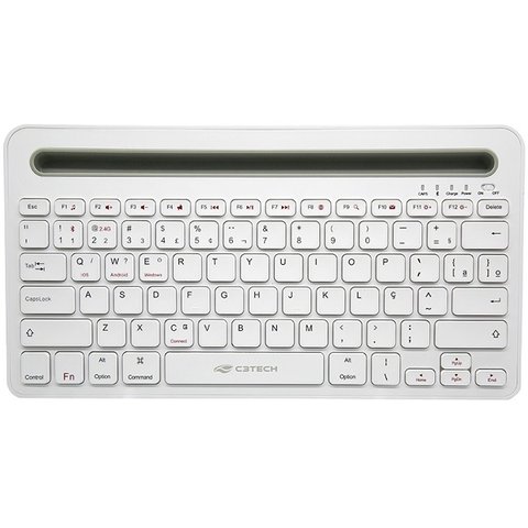 Teclado sem Fio Bt Multi Device K-bt100wh C3 Tech C3tech 303020810500