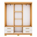 Ver imagem 4 de Guarda-Roupa 6 Portas 4 Gavetas Freijó/ Off-White Carol