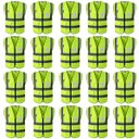 Ver imagem 1 de Colete Faixa Sinalizador Refletivo Kit 20 Uni Epi Obra Transito Sinalizaçao Estrada Segurança do Tra