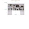 Quarto Completo Modulado Juvenil Chiara com Guarda-Roupa e Aéreo 2 Portas com Cama e Auxiliar e Livr - 3