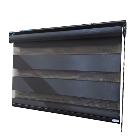 Cortina Persiana Double Vision Largura 1,15 X 1,40 Altura Sofisticada para Ambientes Modernos