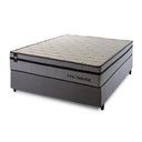 Ver imagem 6 de Conjunto Cama Box Casal c/ Molas Ensacadas Preston Cinza 138x188x71