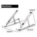 Ver imagem 4 de Suporte Dobrável Para Notebook, Tablet Portátil Slim Alumínio