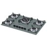 Cooktop Tripla Chama 5 Bocas Bivolt Prata Chamalux - 1