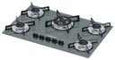 Ver imagem 1 de Cooktop Tripla Chama 5 Bocas Bivolt Prata Chamalux