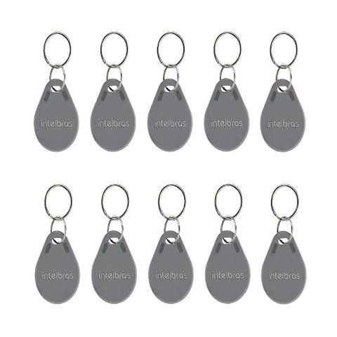Kit 10 Chaveiros Tag Rfid 13,56 Mhz Th 1000 Mf Intelbras