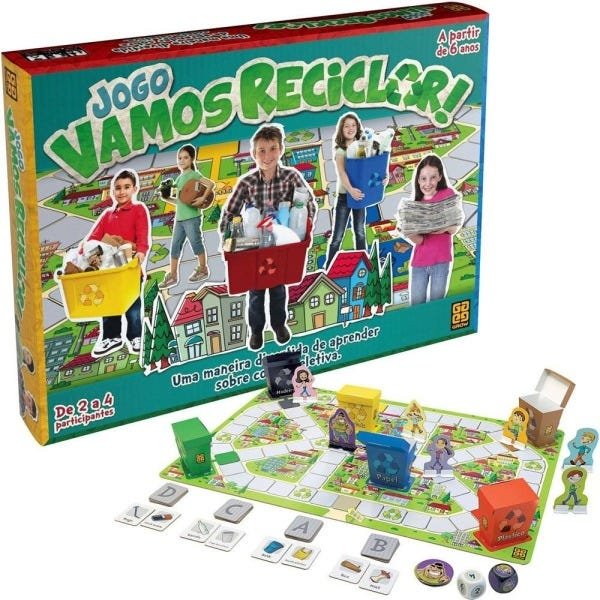 JOGO EDUCATIVO RECICLE BRINCANDO 1001 - Mult-Lar