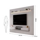 Ver imagem 4 de Painel Ripado para TV até 75 Polegadas com LED MDF 275CMX240CM Trento