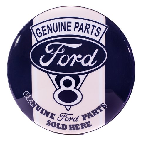 Luminoso de Parede Ford V8 Marcas de Carro Retrô Vintage para Bar, Garagem, Churrasqueira, Oficina