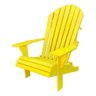 Cadeira Adirondack Jardim Pavão Amarelo Ipê Amarelo Ipê Adirondack - 4
