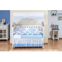 Ver imagem 2 de Kit Protetor Berço Nuvem Trança Rosa Menina 11 Peças