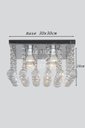 Ver imagem 5 de Lustre Pendente De Cristal Legítimo Alto Brilho Base 30x30
