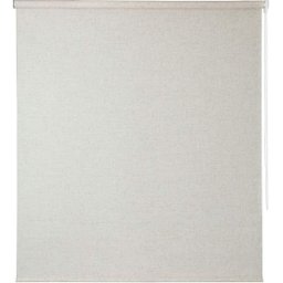 Persiana Cortina Manual Rolo Soft Linho Bege 160x160 Evolux - 1