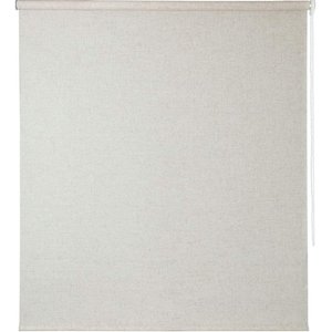 Persiana Cortina Manual Rolo Soft Linho Bege 160x160 Evolux