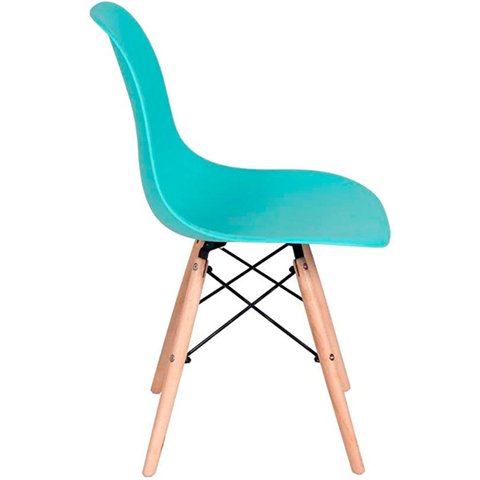 Cadeira Charles Eames Eiffel Tiffany Polipropileno Cozinha Sala de Estar Jantar Mesa Jantar