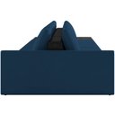 Ver imagem 6 de Sofá Ilha Modular para Sala 392cm com Puff Dublin K01 Veludo Azul Marinho e Sintético Preto - Lyam D