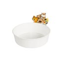 Ver imagem 2 de Tigela Redonda Leitosa Branca Grande 225ml 12 Unidades Pet Piu Jel Plast