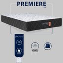 Ver imagem 2 de Box Reforçado Sintético + Colchão Casal Premiere D33 20x138:Branco