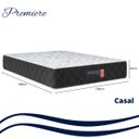 Ver imagem 4 de Box Reforçado Sintético + Colchão Casal Premiere D33 20x138:Branco