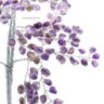 Árvore Grande de Pedras Naturais Cristais Ametista e Quartzo Transparente 30cm - 2