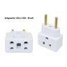 Kit 2 Adaptador Bob Esponja para Adaptar Tomada 20a 16a 10a Secador Forno Microondas 2 Pinos - 5