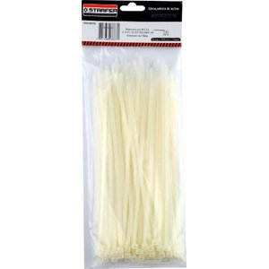 500 Abraçadeira Nylon Branca 250x3,6mm Starfer
