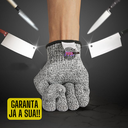 Ver imagem 7 de Par Luvas Anti-Corte Proteção ao Cortar Cozinha Açougue Resistente