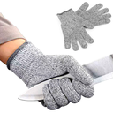 Ver imagem 1 de Par Luvas Anti-Corte Proteção ao Cortar Cozinha Açougue Resistente