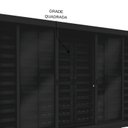 Ver imagem 5 de Janela de Aço Veneziana 6 Folhas com Grade Quadrada e Fecho Embutido