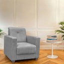 Ver imagem 2 de Kit Poltrona Cadeira para Sala Confortável Reforçada Veneza Suede