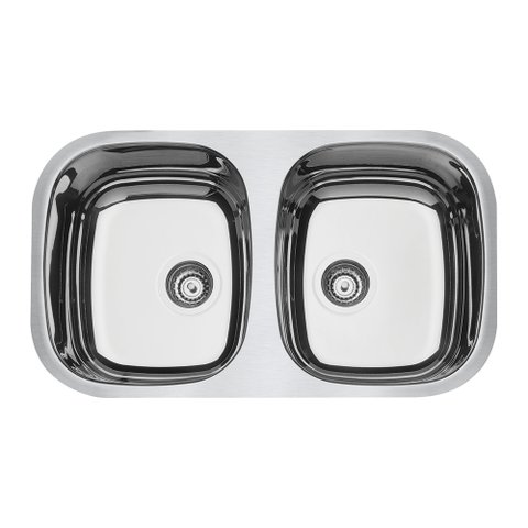 Cuba Tramontina Isis 2c 34 Bl 77x45 94030202 Aço Inox Alto Brilho