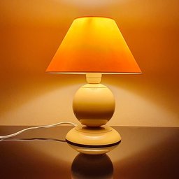 Abajur Moderno Decoração Quarto Sala Luminária Maetê Bege Cúpula Bege - 2