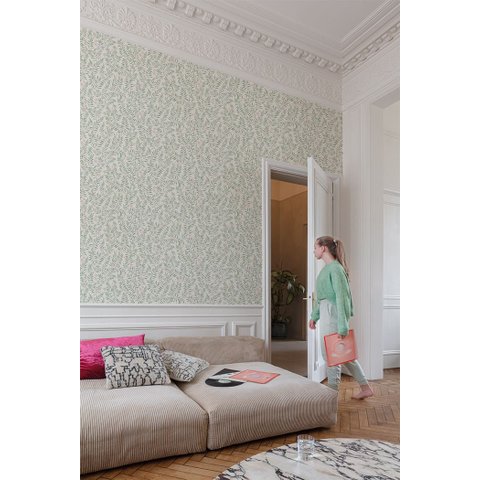 Papel de Parede Maison Folhagem Verde MN3409
