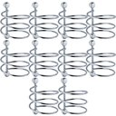 Ver imagem 1 de 10 Porta Secador de Cabelos para Pousadas Academias Suportes de Parede Cromados em Espiral