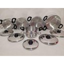 Ver imagem 7 de Jogo Conjunto Panelas 5 Pçs Alumínio Grosso Brilho Espelhado