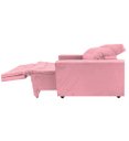 Ver imagem 2 de Poltrona Amamentação Retratil E Reclinavel Sala Quarto Mamae Sofia Rosa