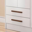 Ver imagem 4 de Guarda Roupa 03 Portas e 02 Gavetas Q Encanto Qmovi Branco