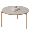 Ver imagem 1 de Mesa de Centro Redonda para Sala Pé Metal Nala D04 Bali - Mpozenato