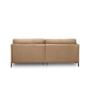 Ver imagem 7 de Sofá Decorativo Karine 3 Lugares Sala de Estar 230cm com Chaise Pés em Aço Couro Nude G88 - Gran Bel