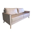 Ver imagem 1 de Sofá Classic em Corino Moderno Sala Recepção Escritório Hall:palha