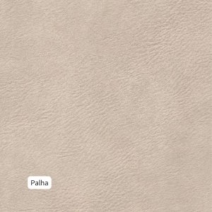 Sofá Classic em Corino Moderno Sala Recepção Escritório Hall:palha