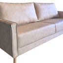 Ver imagem 5 de Sofá Classic em Corino Moderno Sala Recepção Escritório Hall:palha