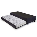 Ver imagem 1 de Bicama Box Solteirão Suede 96x203x28 Cm com Colchão Auxiliar Ecoflex