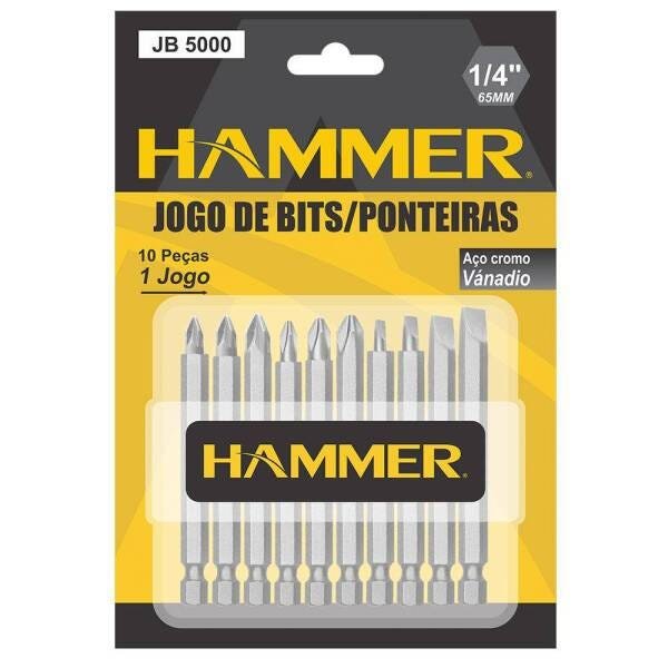 Jogo de bits/ponteiras Hammer - 3