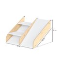 Ver imagem 2 de Mini Escorregador Ii Prime Casatema MadeiraOriginals Marrom/Branco