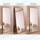 Ver imagem 3 de Espelho Grande Retangular Corpo Inteiro 150 X 60 Cm com Suporte de Chão